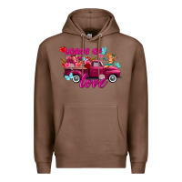 Chestnut Loads of love valentine's day truck Premium Hoodie - FaDigitalArtStudio