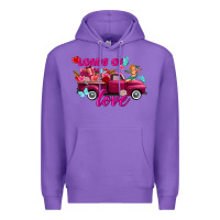 Loads Of Love Valentine's Day Truck Premium Hoodie | Teevron