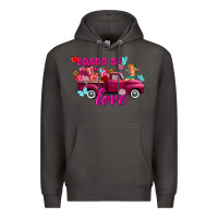 Smoke Loads of love valentine's day truck Premium Hoodie - FaDigitalArtStudio