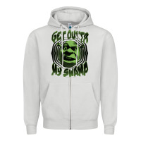 Dove Grey Shrek Get Outta My Swamp Zipper Hoodie - tuanDangUi