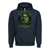 Navy Shrek Get Outta My Swamp Zipper Hoodie - tuanDangUi