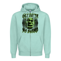Seafoam Shrek Get Outta My Swamp Zipper Hoodie - tuanDangUi