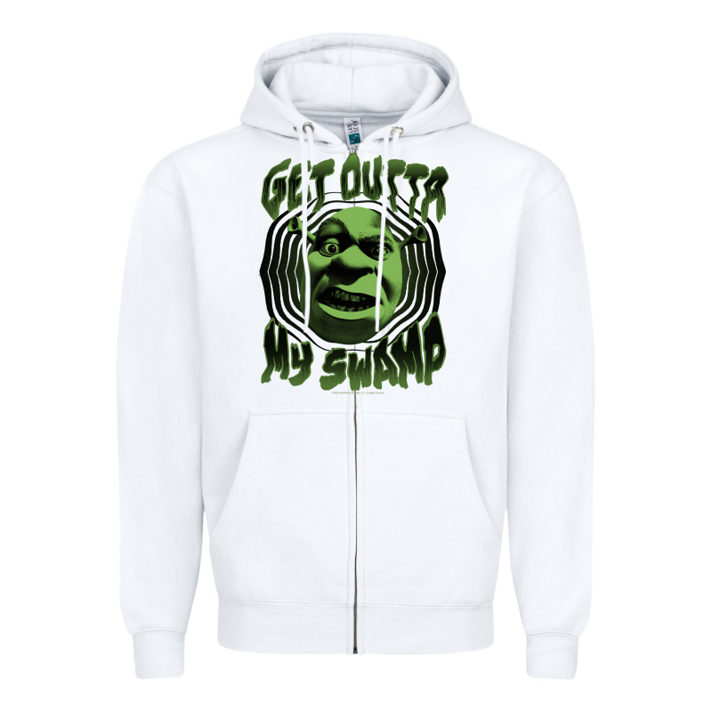 Shrek Get Outta My Swamp Zipper Hoodie by tuanDangUi | Teevron