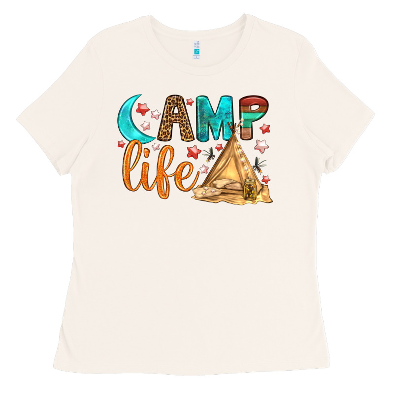 Camp Life Ladies Tee by BundleAndBundleShop | Teevron