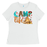 White Camp Life Ladies Tee - BundleAndBundleShop