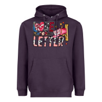 Plum Love Letter Heavyweight Hoodie - SublimationCraftShop