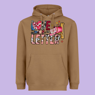 Love Letter Heavyweight Hoodie Designed By Sublimationcraftshop