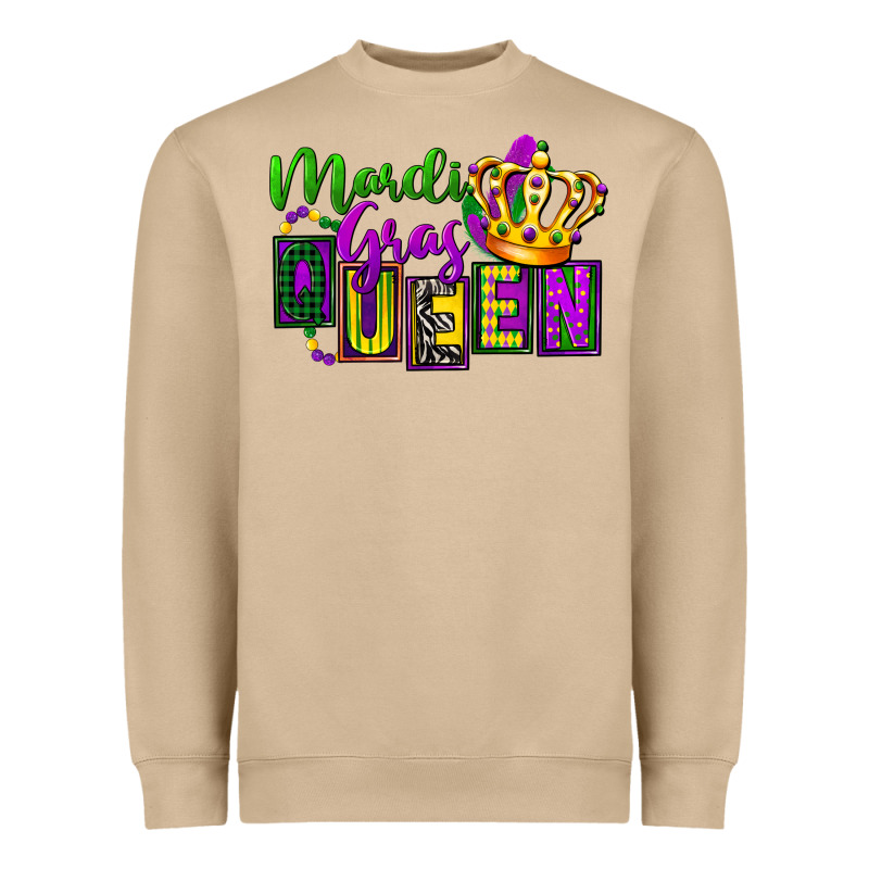 Mardi Gras Queen Heavyweight Sweatshirt by FaDigitalArtStudio | Teevron