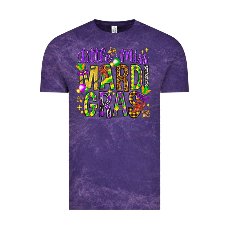 Little Miss Mardi Gras Vintage Tee by NancyCooperArtShop | Teevron