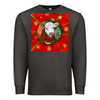 Smoke christmas hereford calf Premium Sweatshirt - LillyAllenDesigns