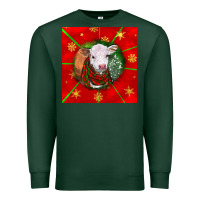 Sports Green christmas hereford calf Premium Sweatshirt - LillyAllenDesigns