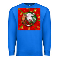True Royal christmas hereford calf Premium Sweatshirt - LillyAllenDesigns