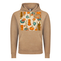 Vintage Coffee Fall Pumpkins Vintage Hoodie - texasbilliewilder