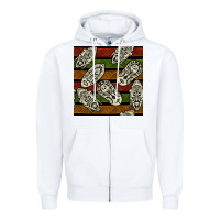 White african mask seamless pattern Zipper Hoodie - BundleAndBundleShop