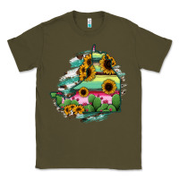 Army Green Campeche State Of Mexico Map Classic Tee - RanaPortraitStore