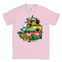 Bubblegum Pink Campeche State Of Mexico Map Classic Tee - RanaPortraitStore