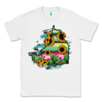 White Campeche State Of Mexico Map Classic Tee - RanaPortraitStore