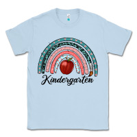 Dusty Blue kindergarten rainbow Classic Tee - RanaPortraitStore