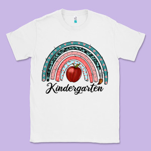 Kindergarten Rainbow Classic Tee Designed By Ranaportraitstore