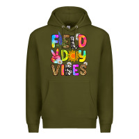 Army Green field day vibes Premium Hoodie - RanaPortraitStore