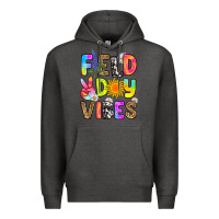 Charcoal Heather field day vibes Premium Hoodie - RanaPortraitStore