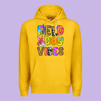 Field Day Vibes Premium Hoodie Designed By Ranaportraitstore