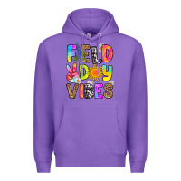 Purple field day vibes Premium Hoodie - RanaPortraitStore