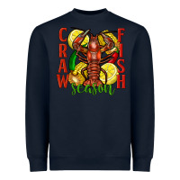 Navy Crawfish season Heavyweight Sweatshirt - FaDigitalArtStudio