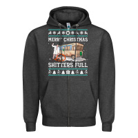 Merry Christmas Shitters Full Zipper Hoodie | Teevron