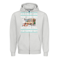 Dove Grey merry christmas shitters full Zipper Hoodie - tuanDangUi