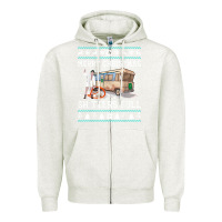 Oatmeal Heather merry christmas shitters full Zipper Hoodie - tuanDangUi