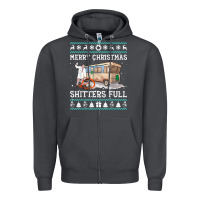 Smoke merry christmas shitters full Zipper Hoodie - tuanDangUi