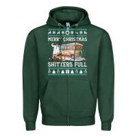 Sports Green merry christmas shitters full Zipper Hoodie - tuanDangUi