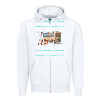White merry christmas shitters full Zipper Hoodie - tuanDangUi