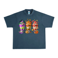 Midnight Navy Hallothanksmas coffee cups Urban Heavy Tee - NancyCooperArtShop