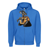 True Royal wall e Zipper Hoodie - tuanDangUi