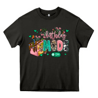 Asphalt birthday mode on Heavy Core Tee - MaliasSmallBusiness