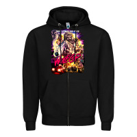 Black wolfcop Zipper Hoodie - tuanDangUi