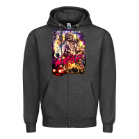 Charcoal Heather wolfcop Zipper Hoodie - tuanDangUi