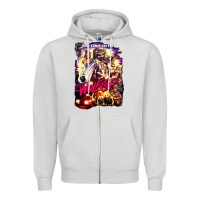 Dove Grey wolfcop Zipper Hoodie - tuanDangUi