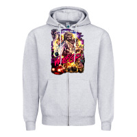Heather Grey wolfcop Zipper Hoodie - tuanDangUi