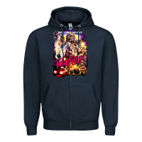 Navy wolfcop Zipper Hoodie - tuanDangUi