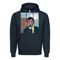 Navy groundhog day Zipper Hoodie - tuanDangUi