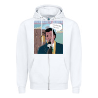 White groundhog day Zipper Hoodie - tuanDangUi