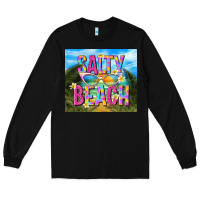 Black salty beach Long Sleeve Tee - TumblerDesignByShophia