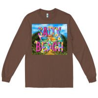 Chestnut salty beach Long Sleeve Tee - TumblerDesignByShophia