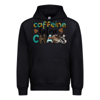 Black western caffeine before chaos Urban Hoodie - BarkalooDesign
