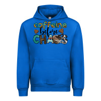 Cobalt western caffeine before chaos Urban Hoodie - BarkalooDesign