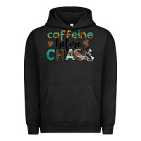 Pigment Black western caffeine before chaos Urban Hoodie - BarkalooDesign