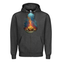 Charcoal Heather Limited Edition Dark Souls Zipper Hoodie - tuanDangUi